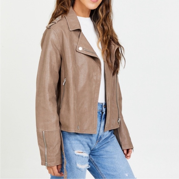 NEW Altar’d State Leather Jacket - Picture 1 of 16